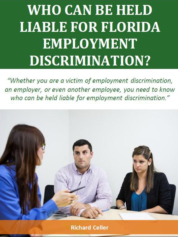 Who Can Be Held Liable For Florida Employment Discrimination